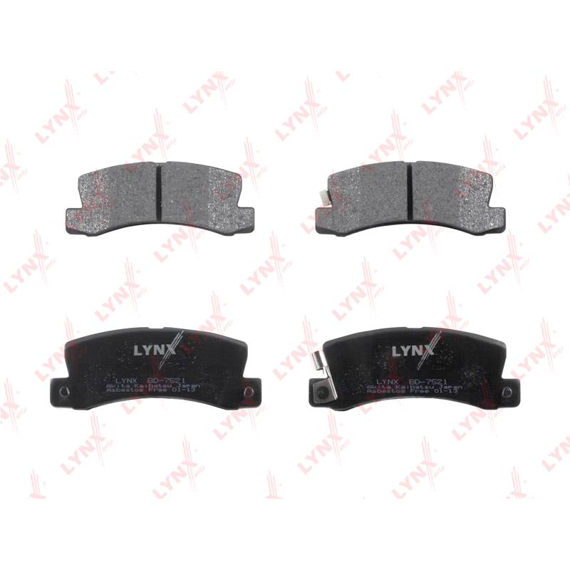 Колодки тормозные дисковые LYNXauto BD-7521