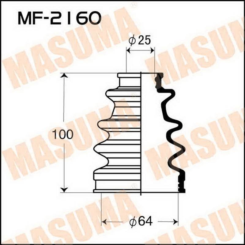 Пыльник привода Masuma MF-2160