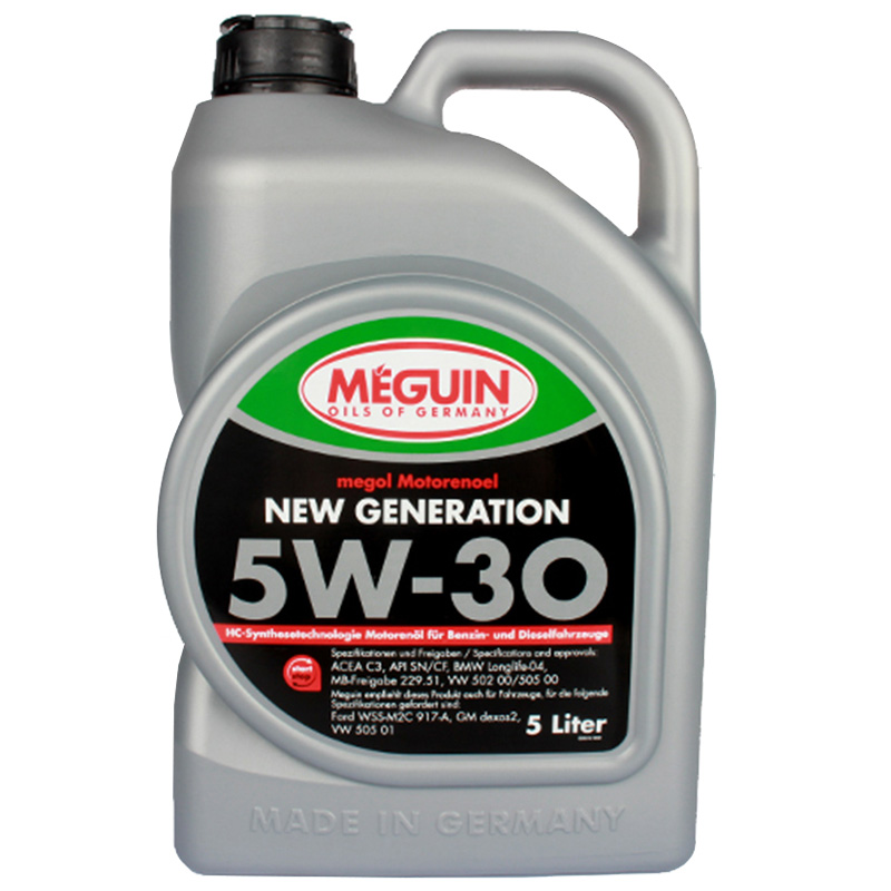 НС-синтетическое моторное масло Megol Motorenoel New Generation 5W-30 5 л.