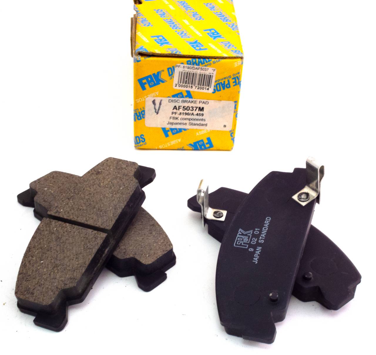 Тормозные колодки дисковые передние FBK FD5037M