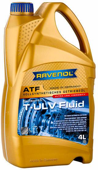 Масло трансмиссионное RAVENOL ATF T-ULV Fluid 4л