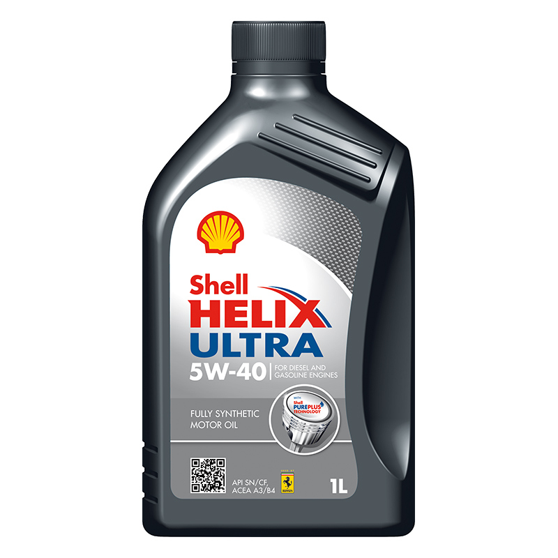 Моторное масло Shell Helix Ultra 5W40 синтетическое 1л.