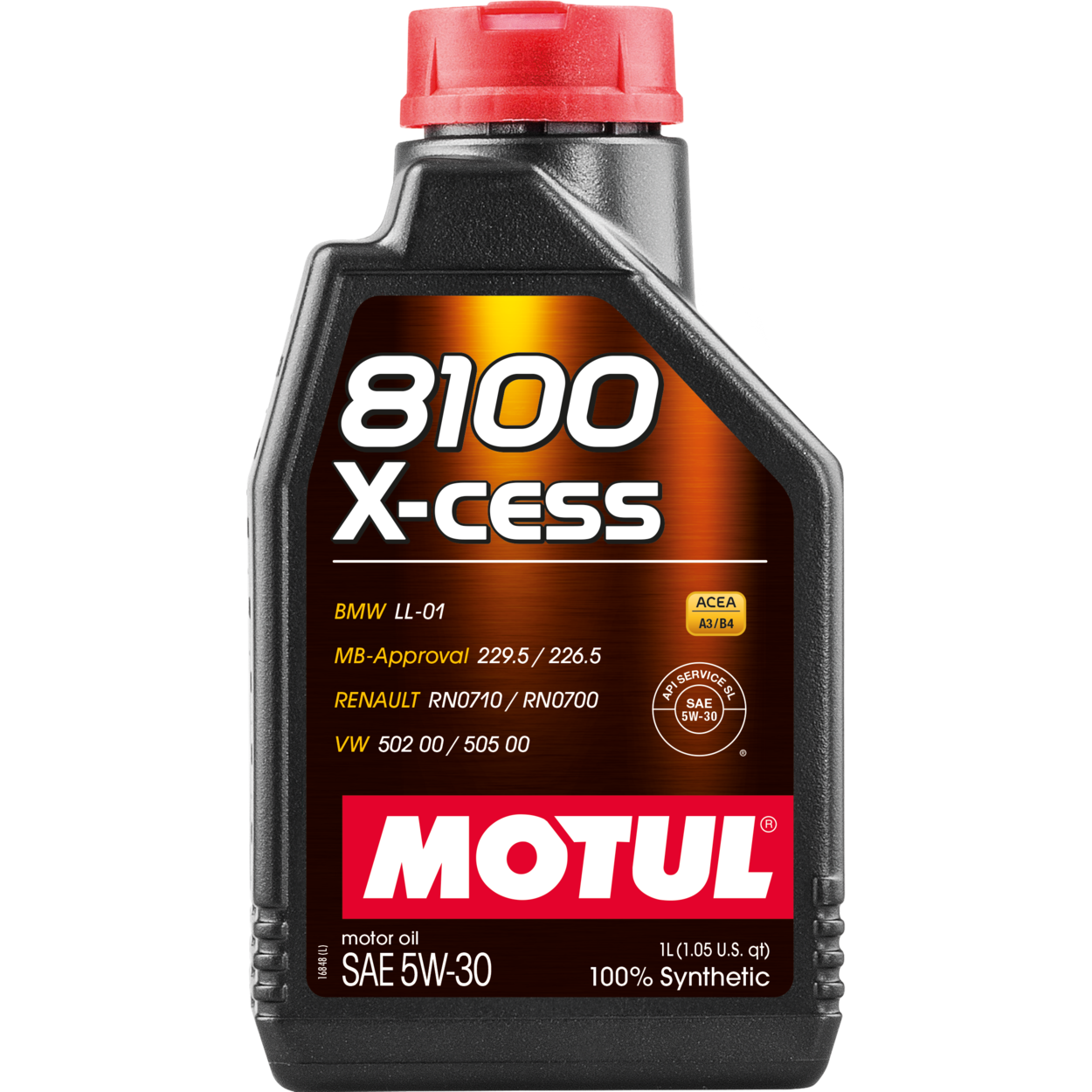 Моторное масло Motul 8100 X-cess 5W30 1л