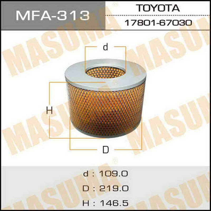 Воздушный фильтр MASUMA MFA-313