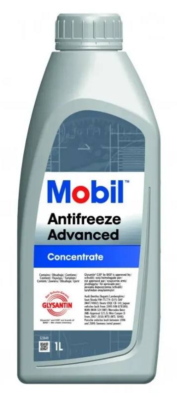 Антифриз Mobil Antifreeze Advanced красный (концентрат) 1л.