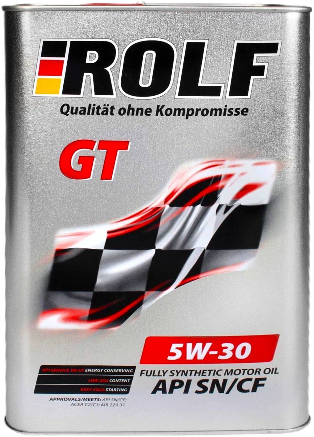 Масло моторное ROLF GT 5W-30 SN/CF 4л..