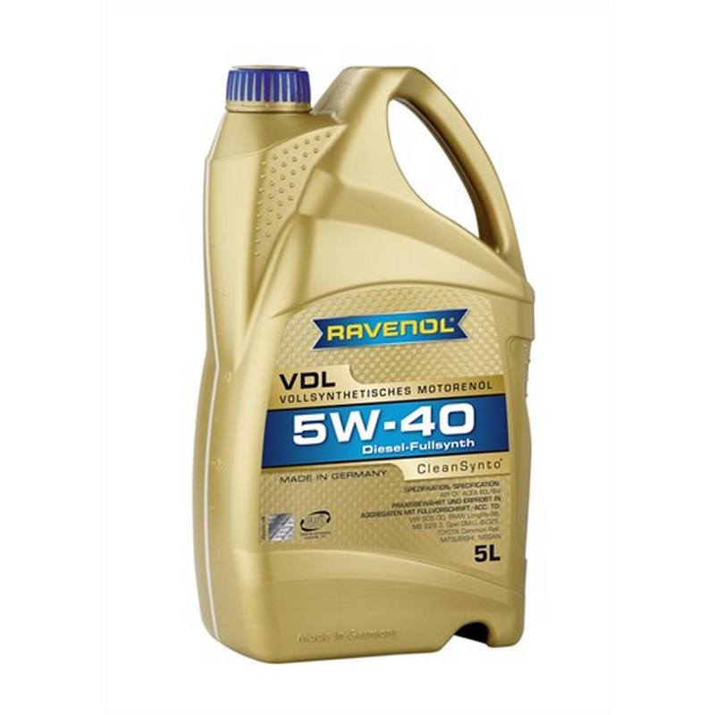 Моторное масло Ravenol VDL 5w40 5л