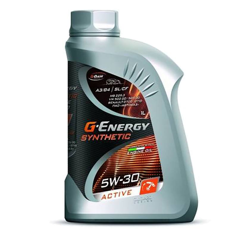 Моторное масло G-Energy Synth Active 5W30 синтетика 1л