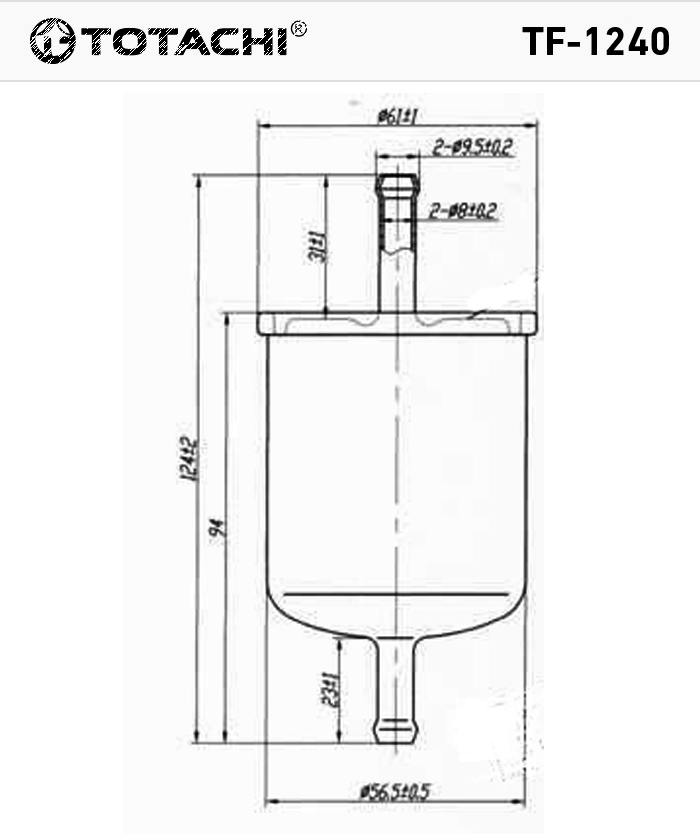 Фильтр топливный TOTACHI TF-1240 / FC-236