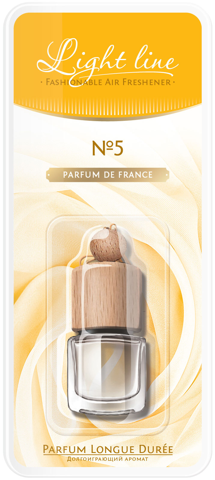 Ароматизатор подвесной жидкостный RUSEFF PARFUM DE FRANCE Number Five (0, 005л)