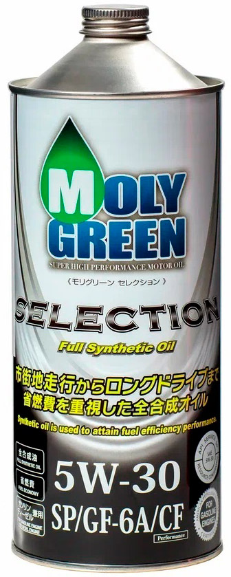Моторное масло MOLY GREEN SELECTION 5W30 SP/GF-6A/CF 1л