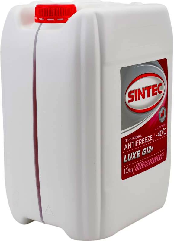 Антифриз SINTEC Luxe G12+ красный 10кг