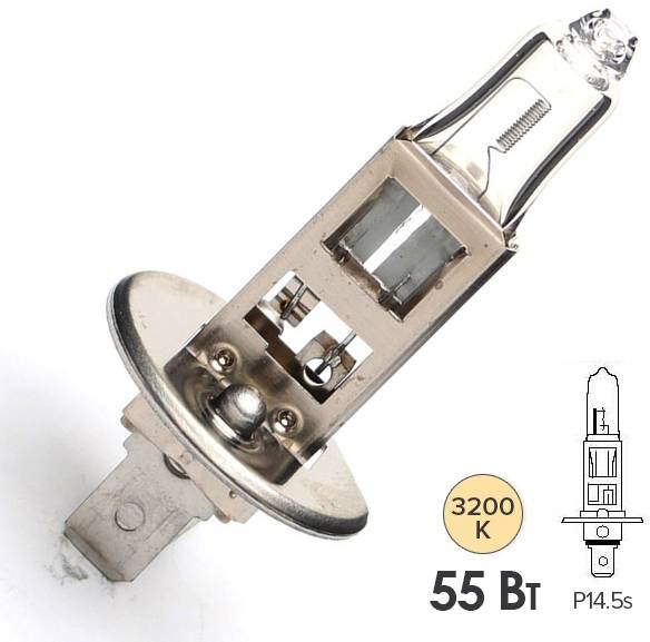 Автолампа PHILIPS 12258PRC1 H1 12V 55W