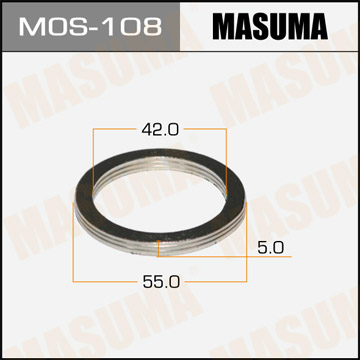 Кольцо уплотнительное глушителя Masuma MOS-108