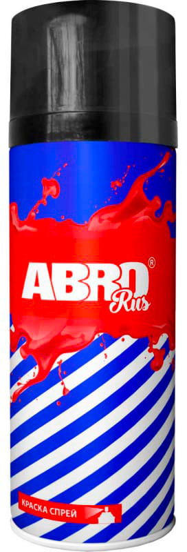 Краска-спрей ABRO Rus № 04 черная матовая, 473 мл, SPO-004-R
