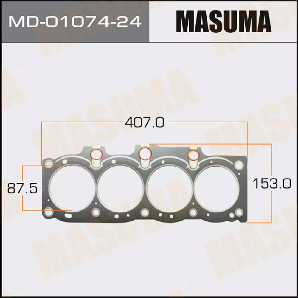 Прокладка головки блока Masuma MD-01074-24