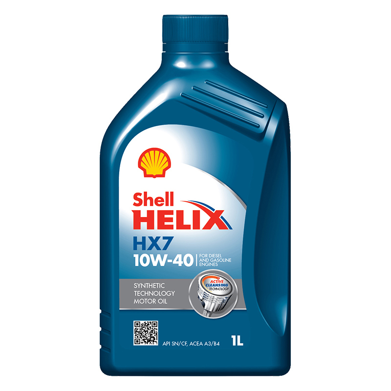 Моторное масло Shell Helix HX7 10W-40 1L полусинтетическое