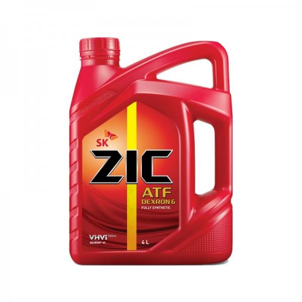 Масло трансмиссионное синтетическое ZIC ATF Dexron 6 4л.