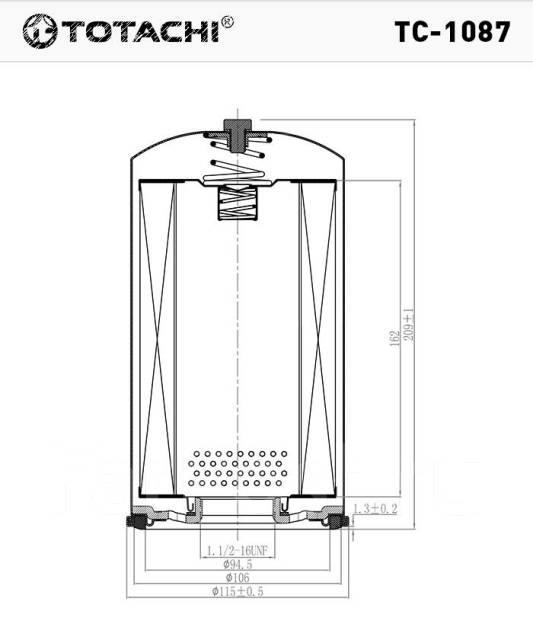 Фильтр масляный ТС-1087 / С-602