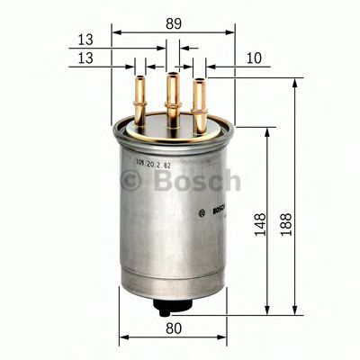 Фильтр топливный BOSCH 0 450 906 508 / WK 829/3