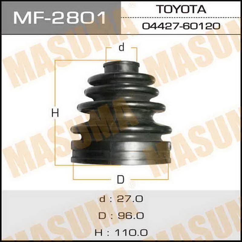 Пыльник привода Masuma MF-2801