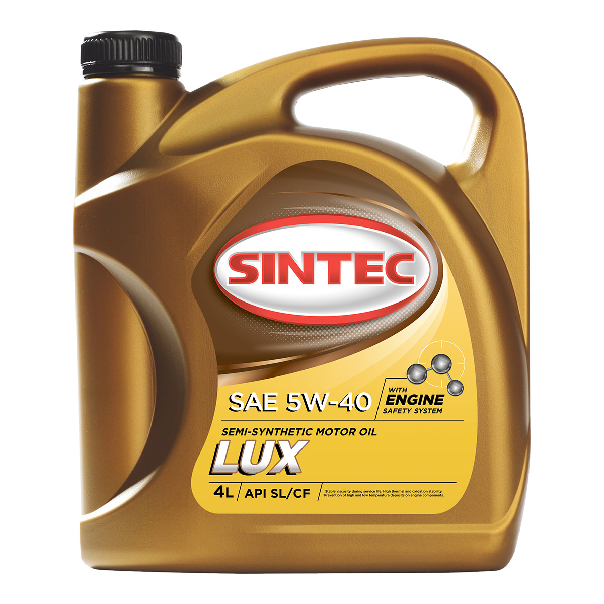 Масло моторное полусинтетическое Sintec LUXE SL/CF 5W-40, 4л