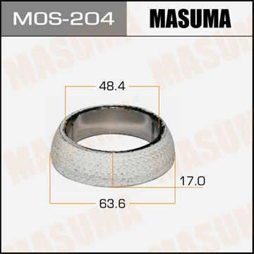 Кольцо уплотнительное глушителя Masuma MOS-204