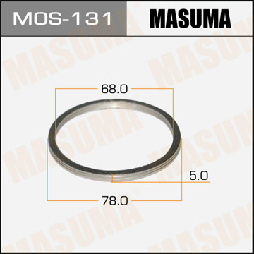 Кольцо уплотнительное глушителя Masuma MOS-131