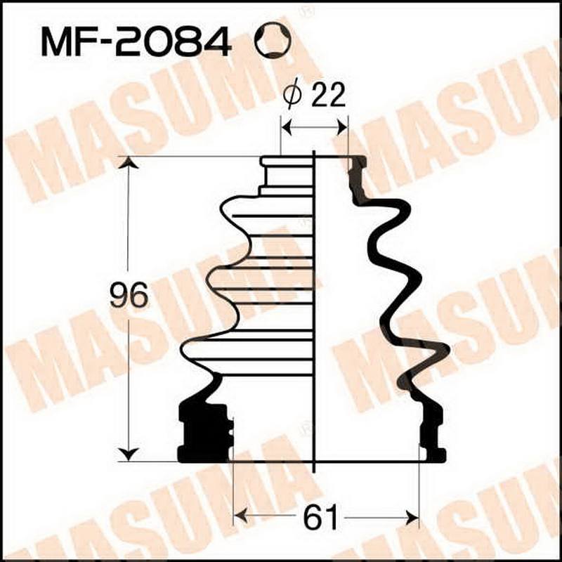 Пыльник привода Masuma MF-2084