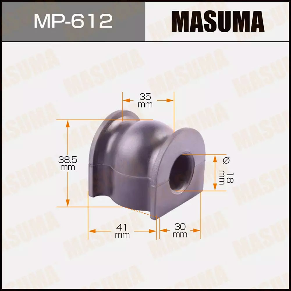 Втулка стабилизатора MASUMA MP-612
