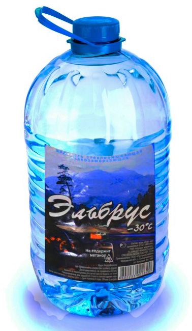 Жидкость стеклоомывающая низкозамерзающая "Эльбрус" (5 литров)