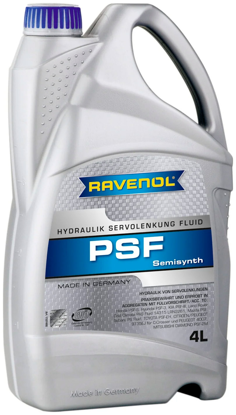 Жидкость ГУР RAVENOL PSF Fluid 4 л