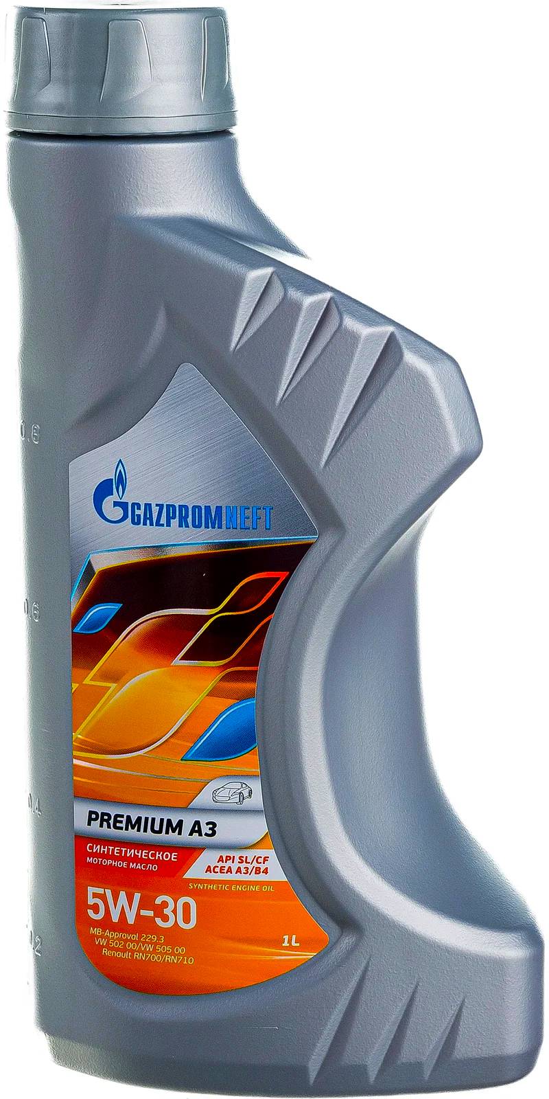 Моторное масло GAZPROMNEFT Premium  A3 5W30 синтетика 1л