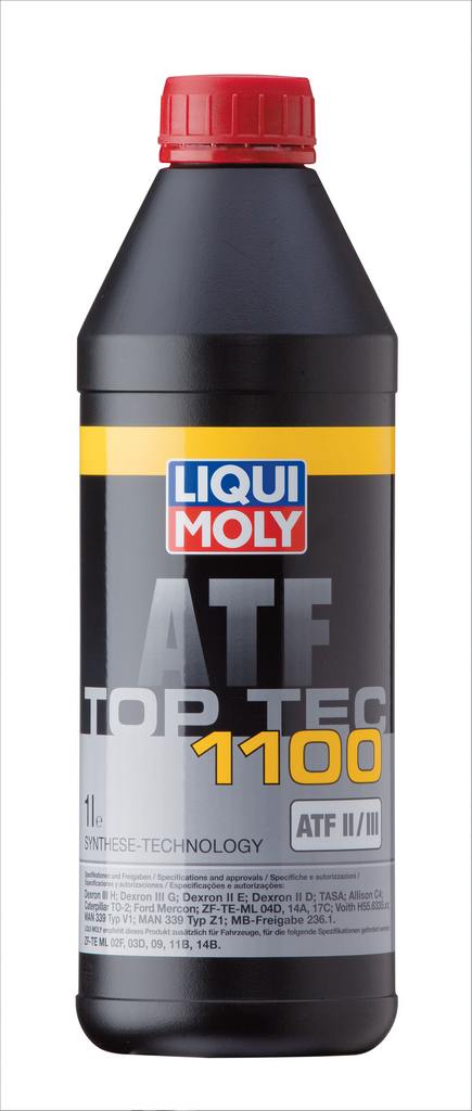 7626 Liqui Moly синтетическое масло для АКПП TopTec1100 1л
