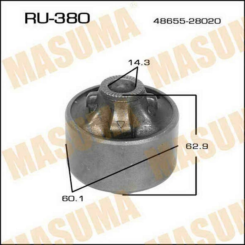 Сайлентблок Kluger Front Masuma RU-380 / 	TAB-045 / CVT-3