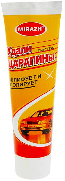 Паста антисколоцарапин Мираж (туба) 130 г.