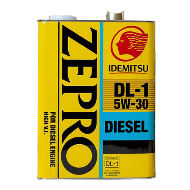 Моторное масло IDEMITSU ZEPRO DIESEL DL-1 5W30 4л