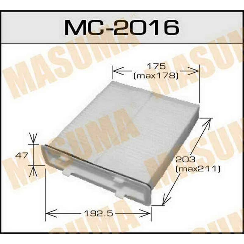 Фильтр салонный MASUMA MC-2016