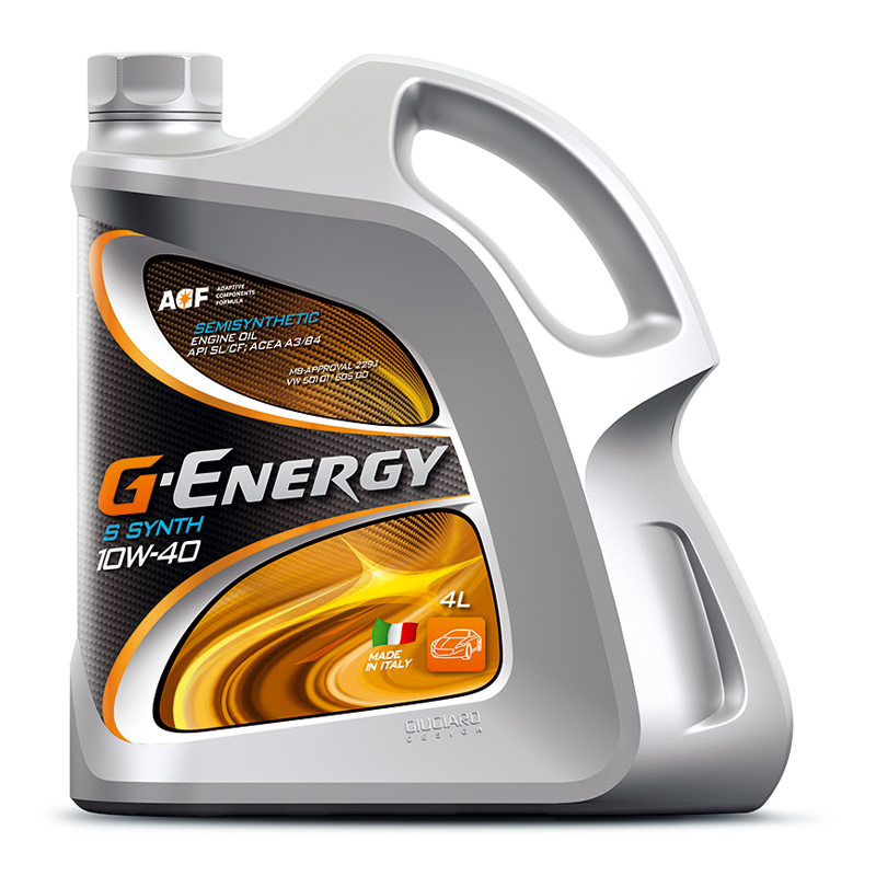 Моторное масло G-Energy S Synth 10W40 полусинтетика 4л