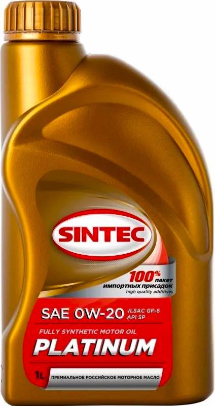 Масло моторное SINTEC Platinum GF-6 0W20 1л