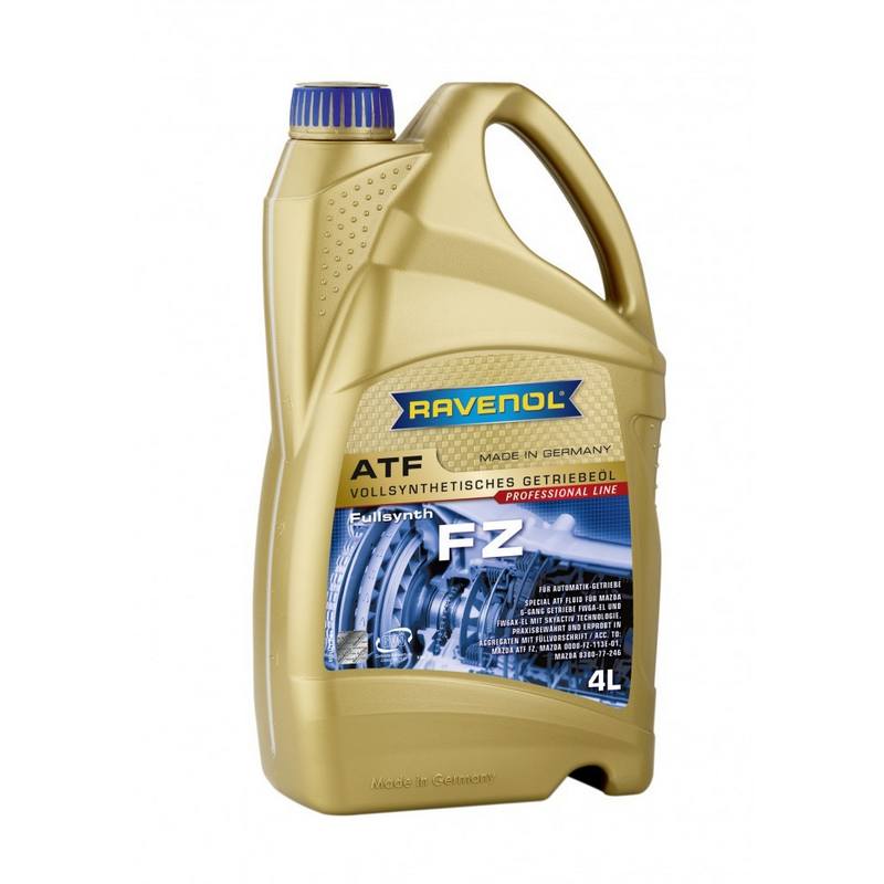 Масло трансмиссионное RAVENOL ATF FZ 4л