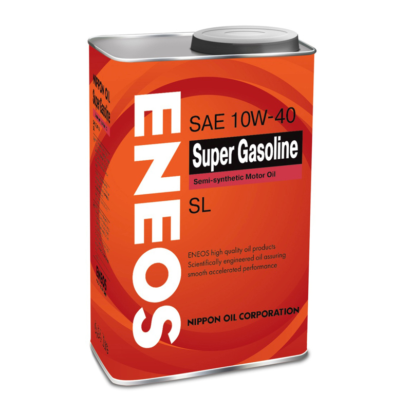 Полусинтетическое моторное масло ENEOS Super Gasoline 10W40 1л.