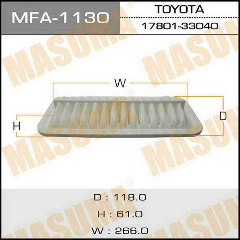 Воздушный фильтр MASUMA MFA-1130