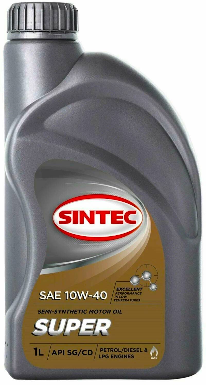 Масло моторное Sintec Super 10W-40 1л.