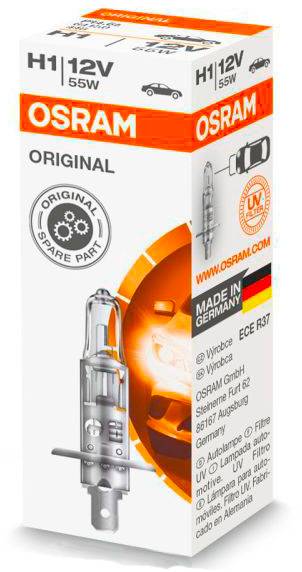 Лампа H1 12V 55W P14,5s Osram 12V 55W P14,5S