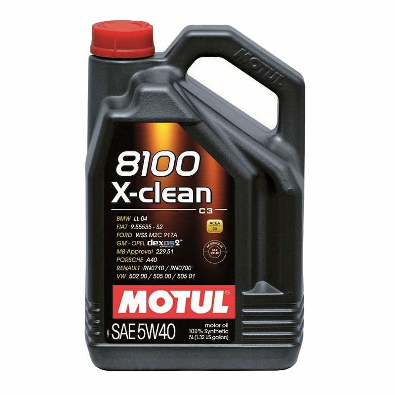 Масло моторное Motul 8100 X-Clean 5W40 5L