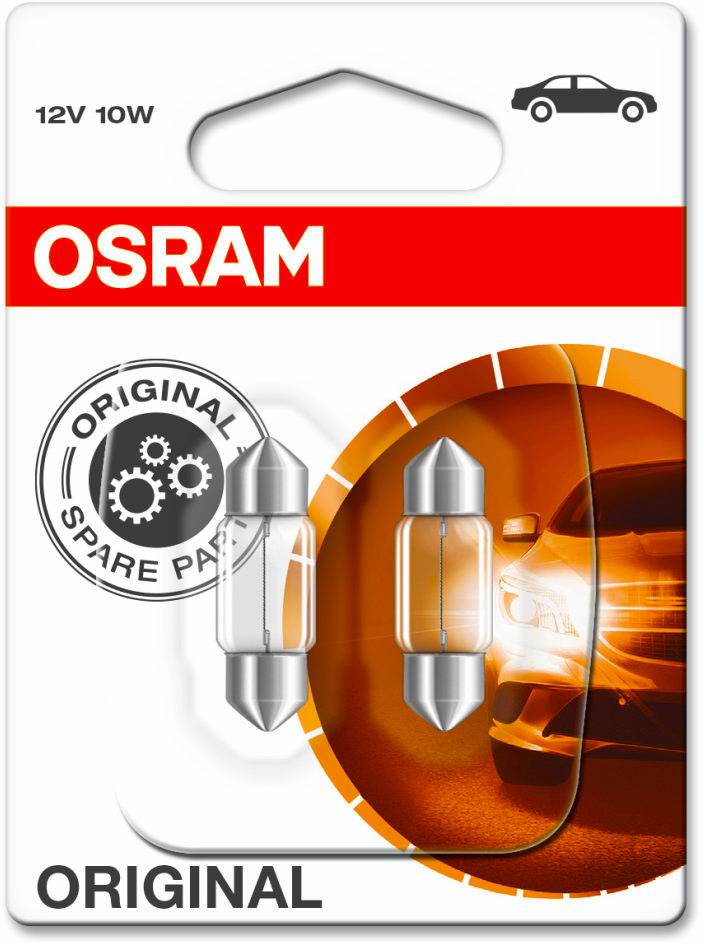 Автолампа OSRAM 6438 Fest T11*31 12V 10W