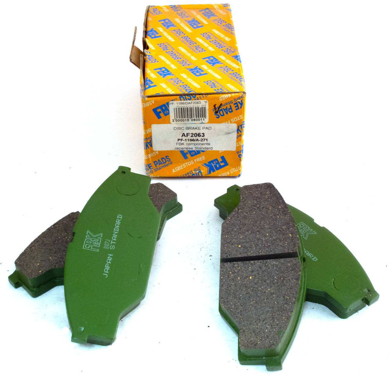 Тормозные колодки дисковые передние FBK PF-1166