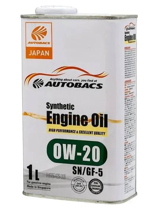 Моторное масло AUTOBACS ENGINE OIL FS 0W20 SN/GF-5 4+1л АКЦИЯ