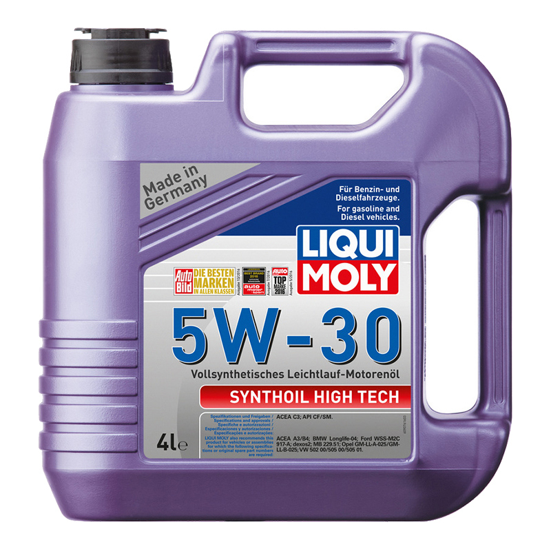 Масло моторное 9076 LiquiMoly SynthoilHighTech 5W30 4л
